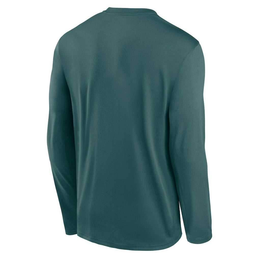 Philadelphia Eagles Primetime Legend Icon Performance Long Sleeve T-Shirt - Midnight Green discount