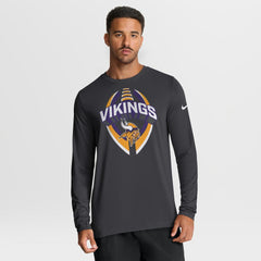 Minnesota Vikings Primetime Legend Icon Performance Long Sleeve T-Shirt - Anthracite on sale