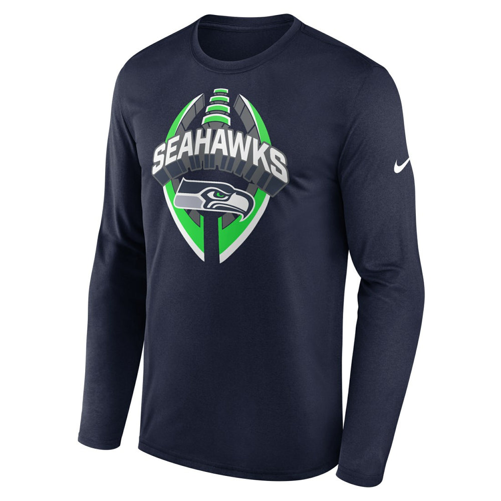 Seattle Seahawks Primetime Legend Icon Performance Long Sleeve T-Shirt - College Navy outlet