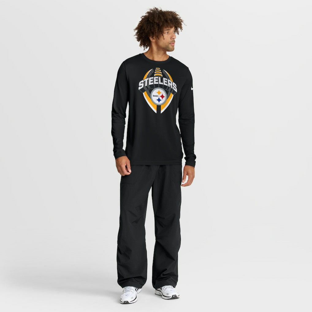 Pittsburgh Steelers Primetime Legend Icon Performance Long Sleeve T-Shirt - Black on sale
