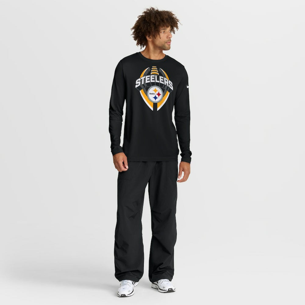 Pittsburgh Steelers Primetime Legend Icon Performance Long Sleeve T-Shirt - Black on sale
