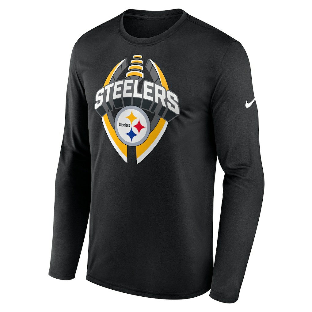 Pittsburgh Steelers Primetime Legend Icon Performance Long Sleeve T-Shirt - Black on sale