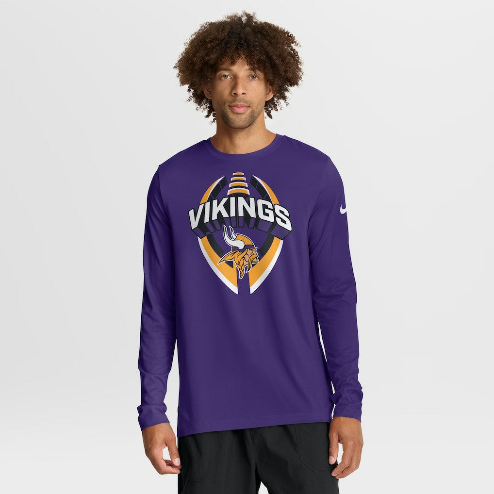 Minnesota Vikings Primetime Legend Icon Performance Long Sleeve T-Shirt - Purple sale