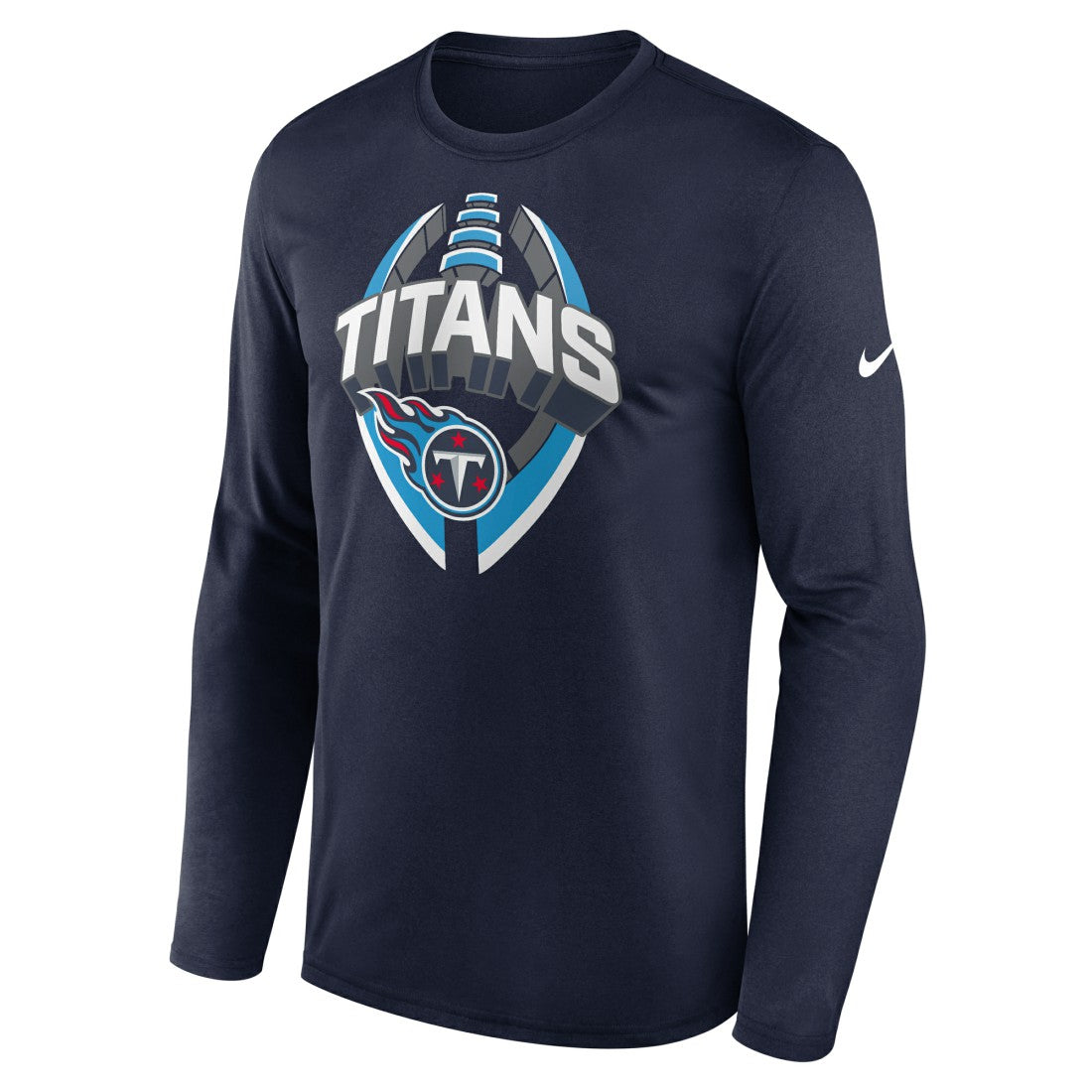 Tennessee Titans Primetime Legend Icon Performance Long Sleeve T-Shirt - Navy for sale