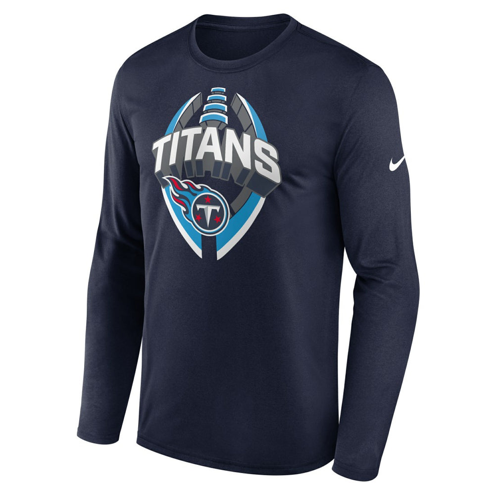 Tennessee Titans Primetime Legend Icon Performance Long Sleeve T-Shirt - Navy for sale