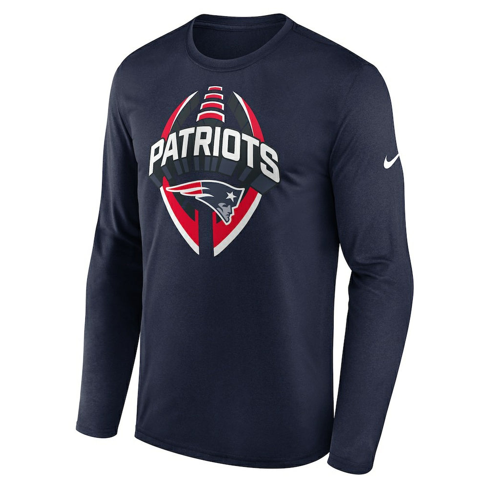 New England Patriots Primetime Legend Icon Performance Long Sleeve T-Shirt - Navy online