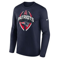 New England Patriots Primetime Legend Icon Performance Long Sleeve T-Shirt - Navy online