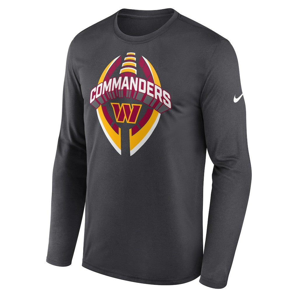 Washington Commanders Primetime Legend Icon Performance Long Sleeve T-Shirt - Anthracite on sale