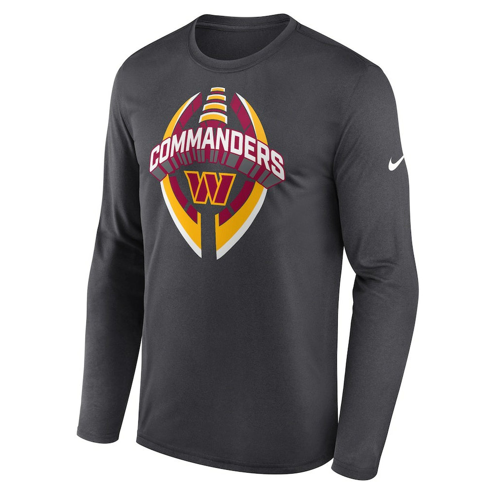 Washington Commanders Primetime Legend Icon Performance Long Sleeve T-Shirt - Anthracite on sale