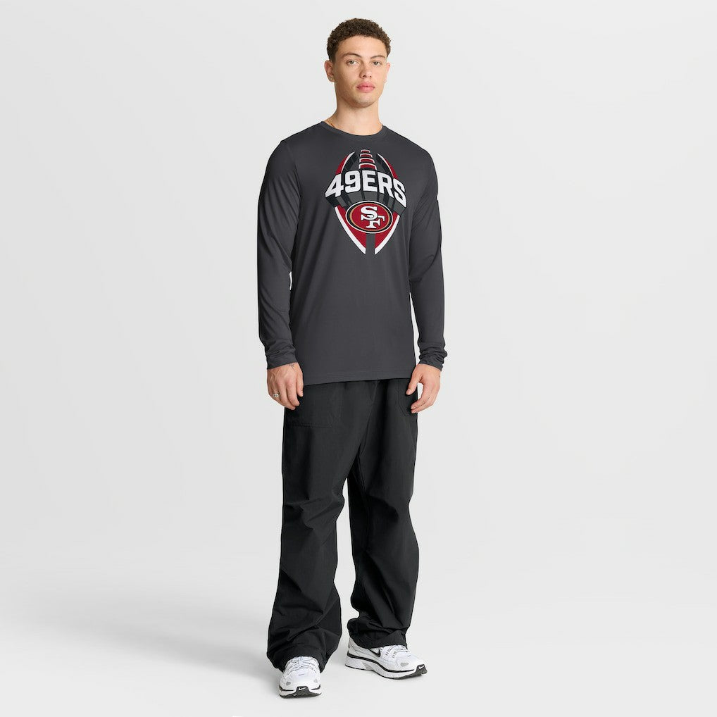 San Francisco 49ers Primetime Legend Icon Performance Long Sleeve T-Shirt - Anthracite for sale