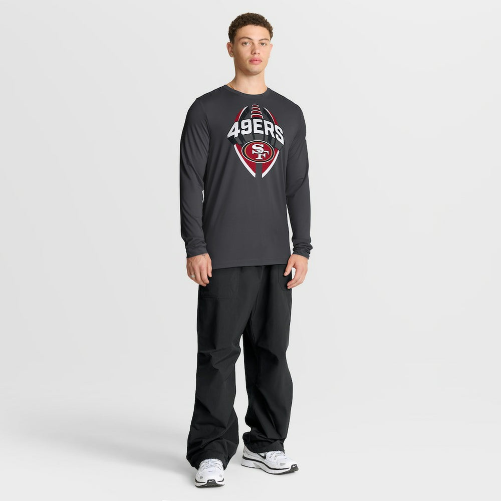 San Francisco 49ers Primetime Legend Icon Performance Long Sleeve T-Shirt - Anthracite for sale