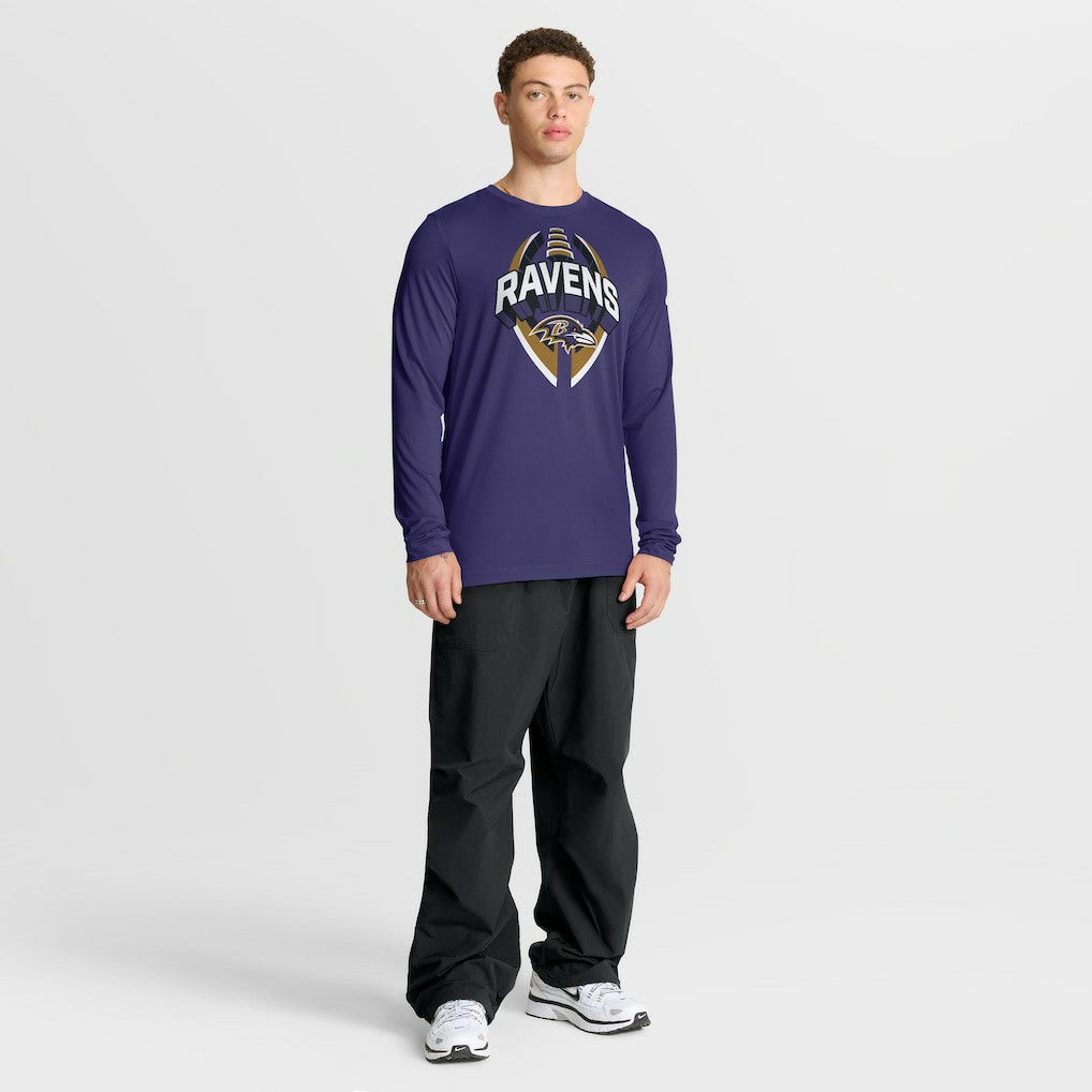 Baltimore Ravens Primetime Legend Icon Performance Long Sleeve T-Shirt - Purple cheap