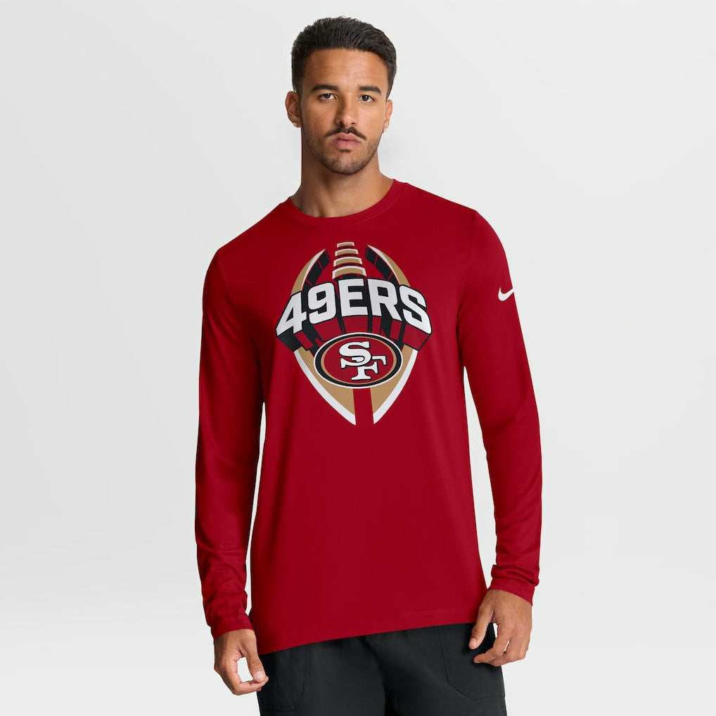 San Francisco 49ers Primetime Legend Icon Performance Long Sleeve T-Shirt - Scarlet online