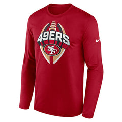 San Francisco 49ers Primetime Legend Icon Performance Long Sleeve T-Shirt - Scarlet online