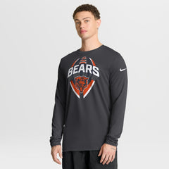 Chicago Bears Primetime Legend Icon Performance Long Sleeve T-Shirt - Anthracite discount