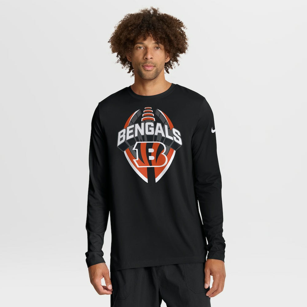 Cincinnati Bengals Primetime Legend Icon Performance Long Sleeve T-Shirt - Black for sale