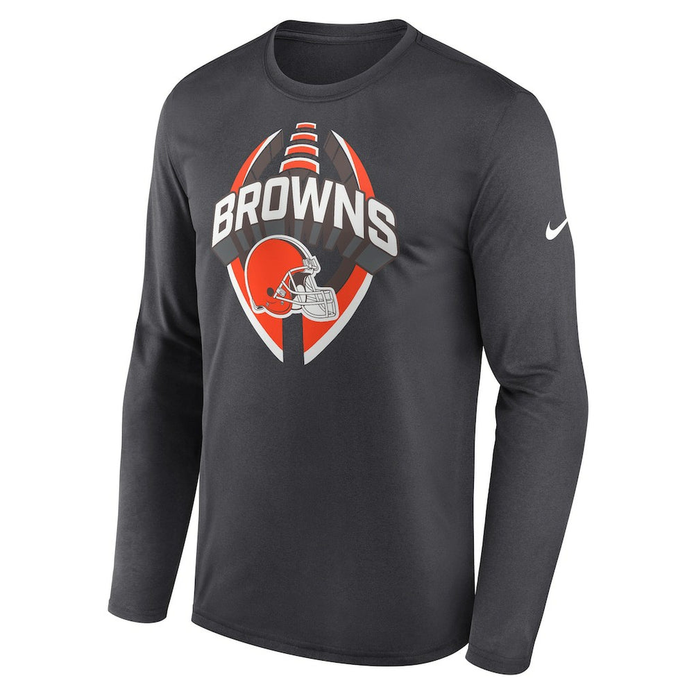 Cleveland Browns Primetime Legend Icon Performance Long Sleeve T-Shirt - Anthracite cheap