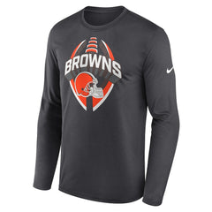 Cleveland Browns Primetime Legend Icon Performance Long Sleeve T-Shirt - Anthracite cheap