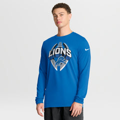 Detroit Lions Primetime Legend Icon Performance Long Sleeve T-Shirt - Blue cheap