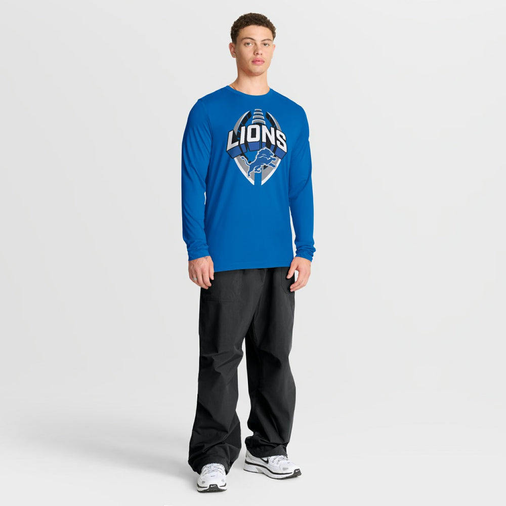 Detroit Lions Primetime Legend Icon Performance Long Sleeve T-Shirt - Blue cheap