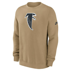 Atlanta Falcons Swing Pass Rewind Club Pullover Sweatshirt - Tan on sale