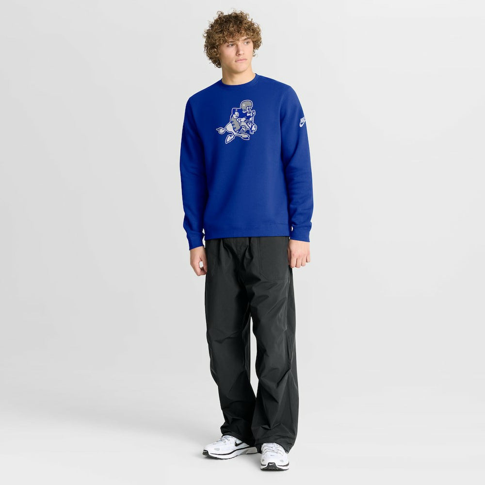 Dallas Cowboys Swing Pass Rewind Club Pullover Sweatshirt - Royal discount