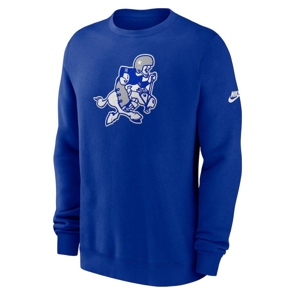Dallas Cowboys Swing Pass Rewind Club Pullover Sweatshirt - Royal discount