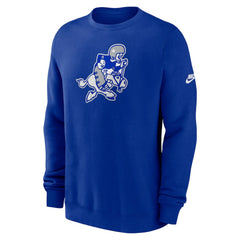 Dallas Cowboys Swing Pass Rewind Club Pullover Sweatshirt - Royal discount