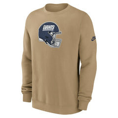 New York Giants Swing Pass Rewind Club Pullover Sweatshirt - Tan discount