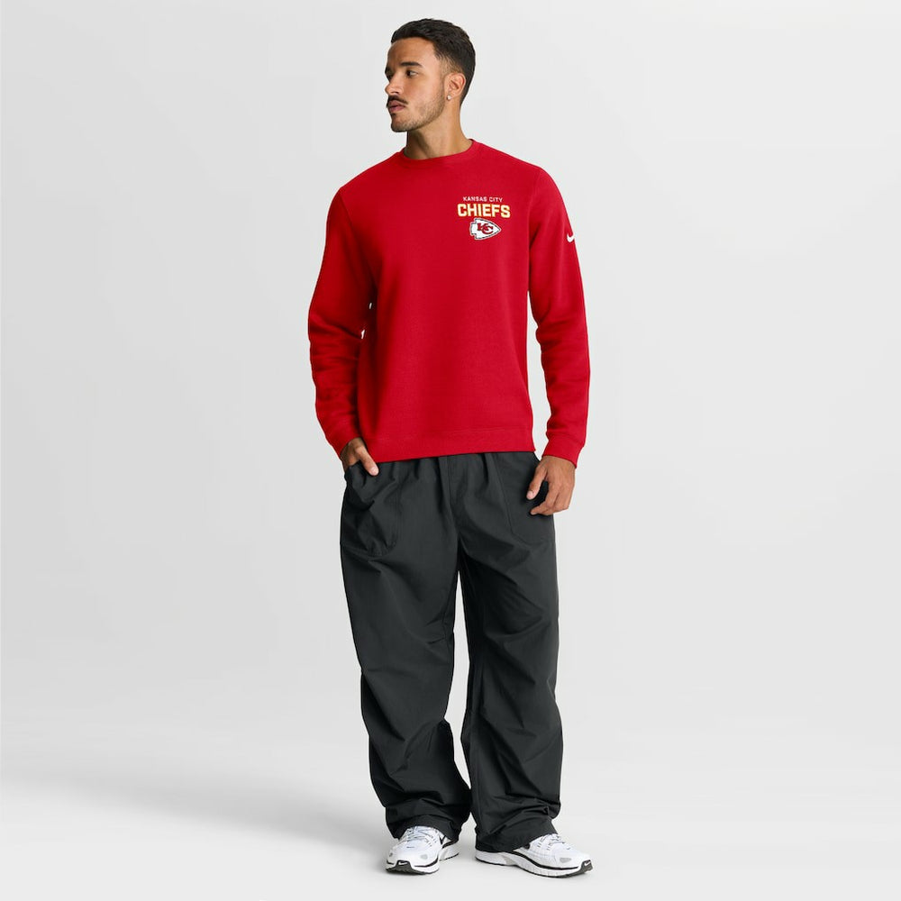Kansas City Chiefs Primetime Club Fleece Pullover Sweatshirt - Red discount
