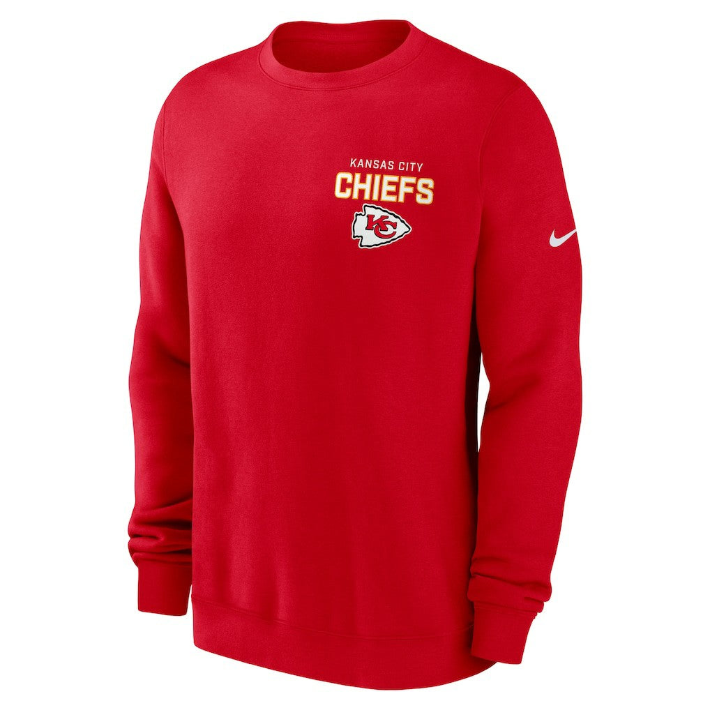 Kansas City Chiefs Primetime Club Fleece Pullover Sweatshirt - Red discount