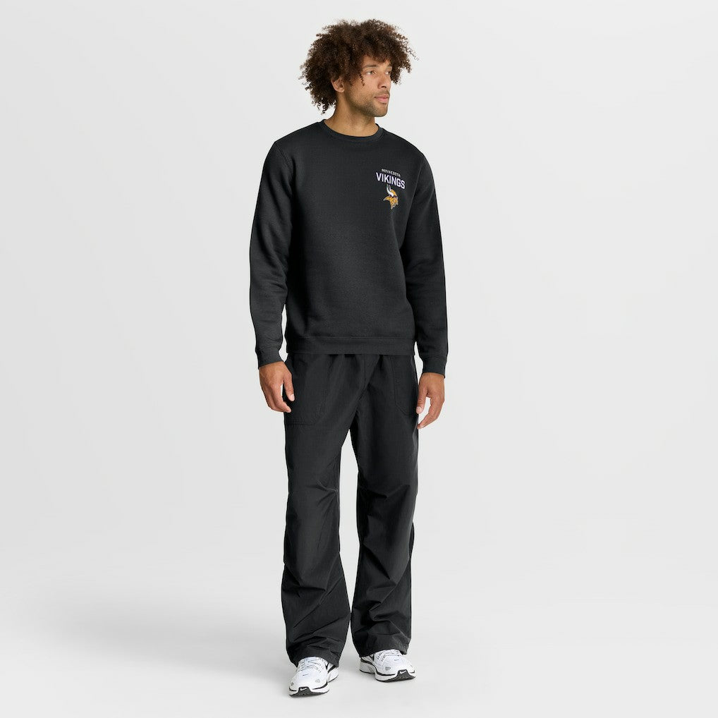 Minnesota Vikings Primetime Club Fleece Pullover Sweatshirt - Black for sale