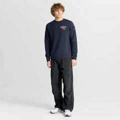 New England Patriots Primetime Club Fleece Pullover Sweatshirt - Navy sale