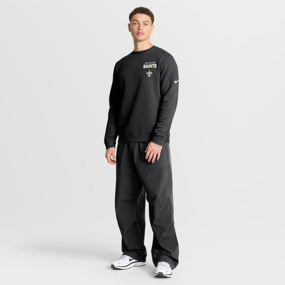 New Orleans Saints Primetime Club Fleece Pullover Sweatshirt - Black outlet