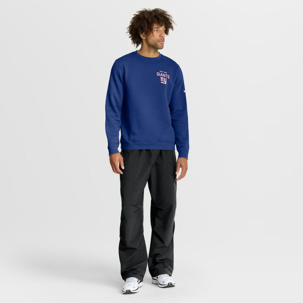 New York Giants Primetime Club Fleece Pullover Sweatshirt - Royal outlet