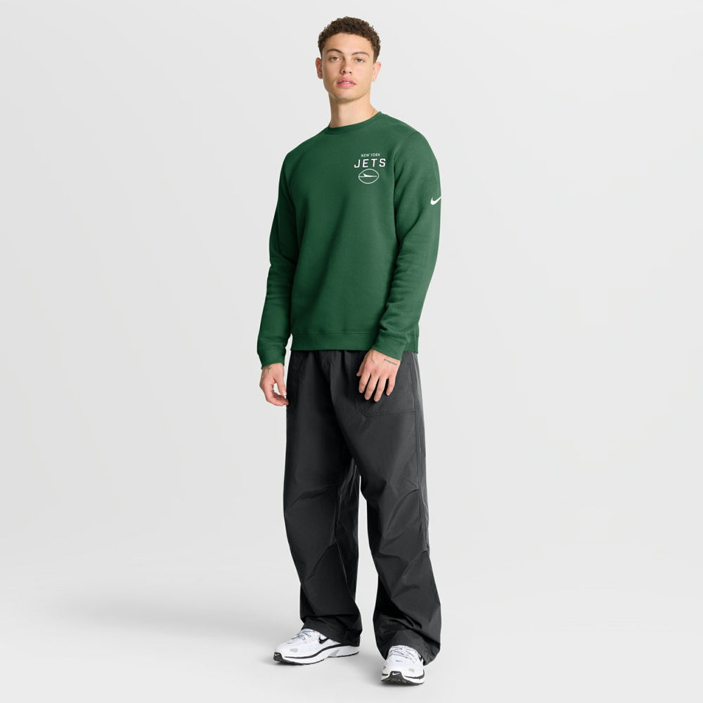 New York Jets Primetime Club Fleece Pullover Sweatshirt - Green discount