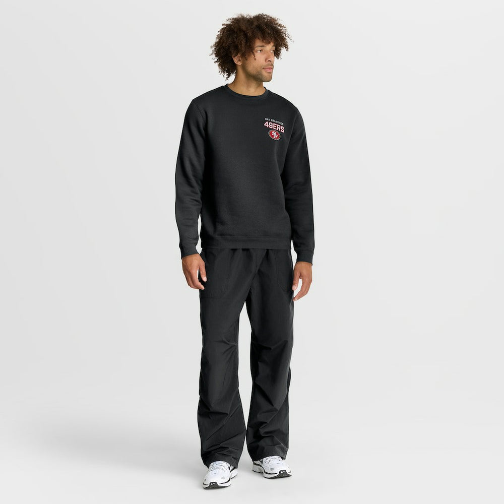 San Francisco 49ers Primetime Club Fleece Pullover Sweatshirt - Black sale