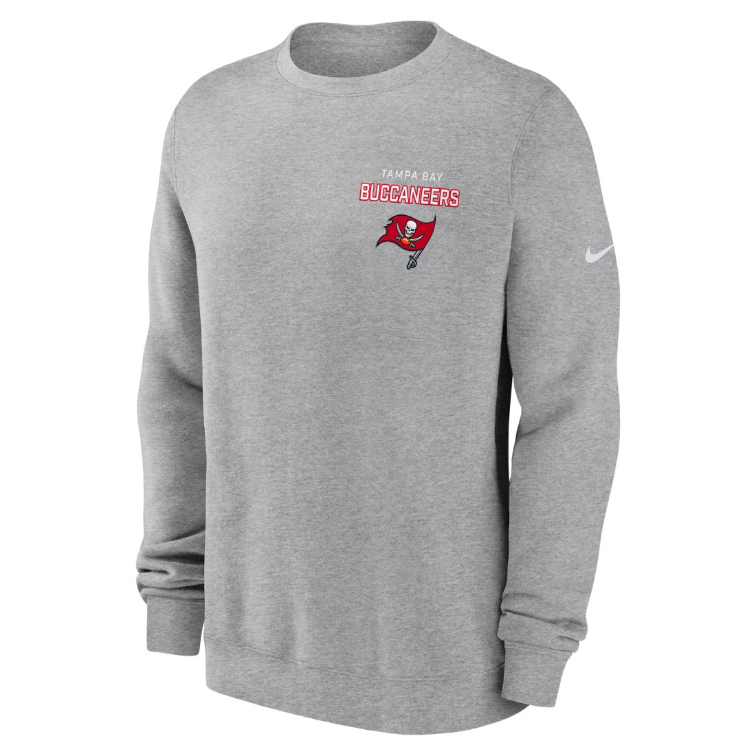 Tampa Bay Buccaneers Primetime Club Fleece Pullover Sweatshirt - Heather Gray online