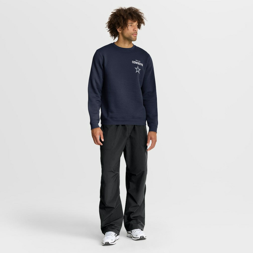 Dallas Cowboys Primetime Club Fleece Pullover Sweatshirt - Navy cheap
