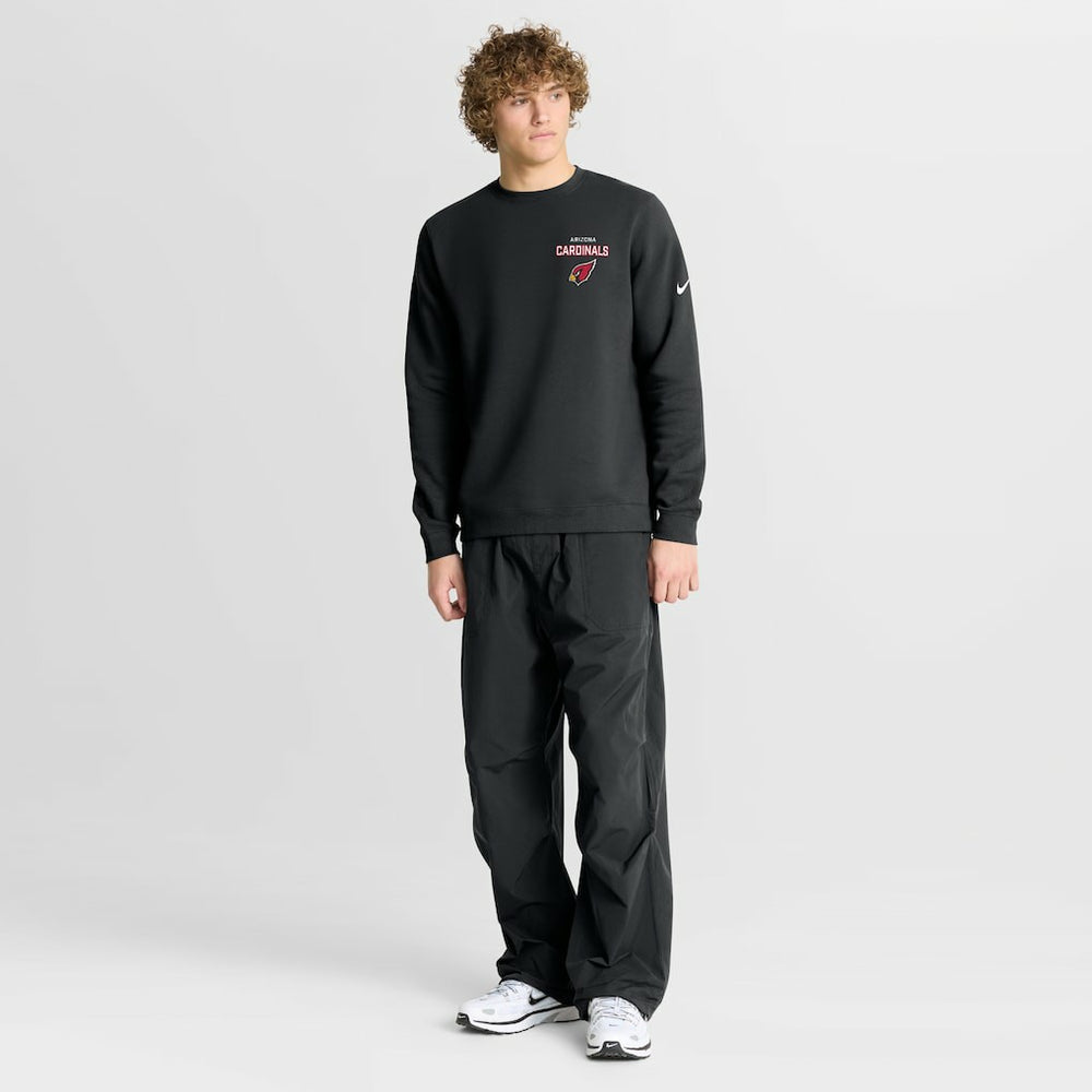 Arizona Cardinals Primetime Club Fleece Pullover Sweatshirt - Black cheap