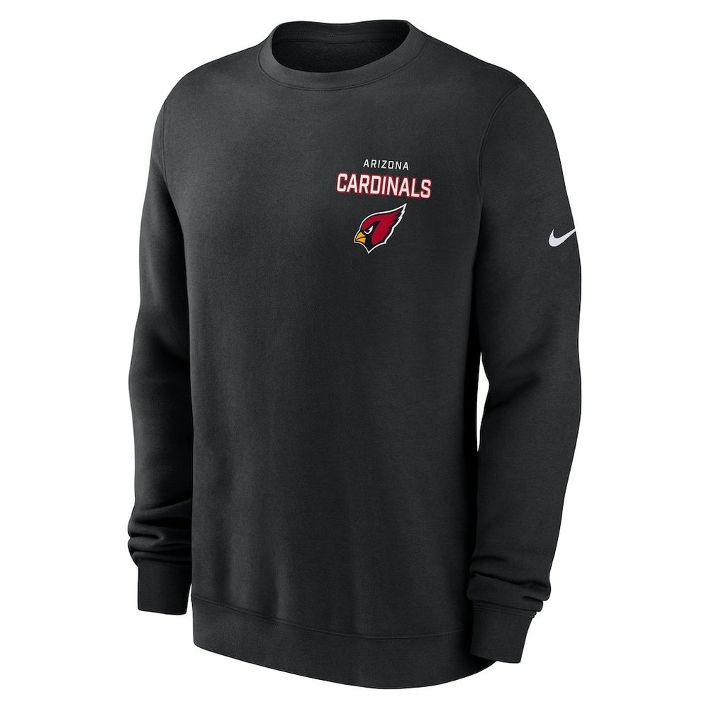 Arizona Cardinals Primetime Club Fleece Pullover Sweatshirt - Black cheap