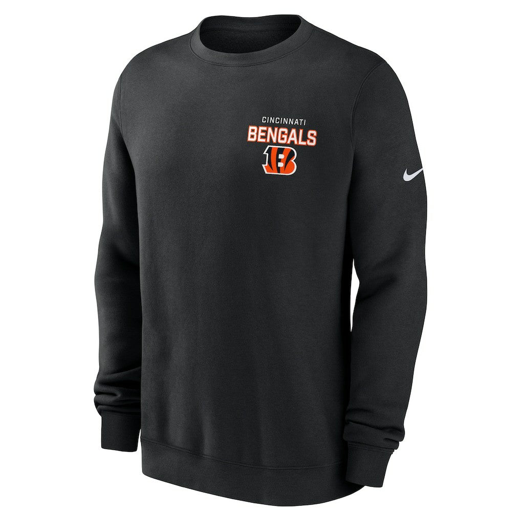Cincinnati Bengals Primetime Club Fleece Pullover Sweatshirt - Black discount