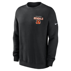 Cincinnati Bengals Primetime Club Fleece Pullover Sweatshirt - Black discount