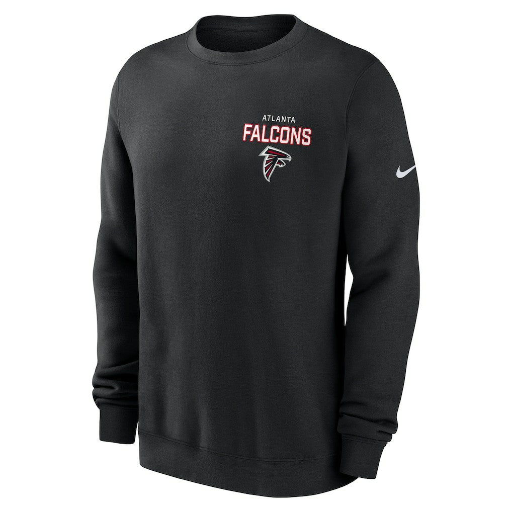 Atlanta Falcons Primetime Club Fleece Pullover Sweatshirt - Black discount