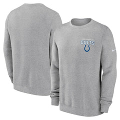 Indianapolis Colts Primetime Club Fleece Pullover Sweatshirt - Heather Gray on sale