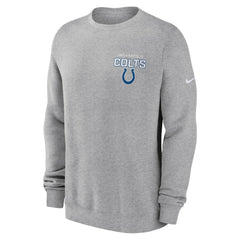 Indianapolis Colts Primetime Club Fleece Pullover Sweatshirt - Heather Gray on sale