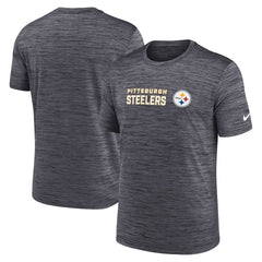 Pittsburgh Steelers Big & Tall Primetime Reverse Play Velocity Performance T-Shirt - Black sale