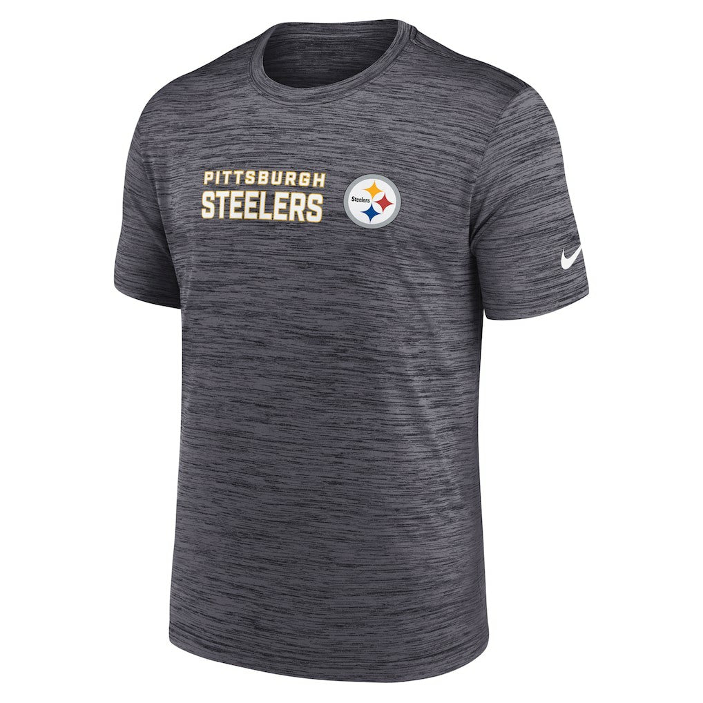 Pittsburgh Steelers Big & Tall Primetime Reverse Play Velocity Performance T-Shirt - Black sale