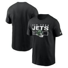 New York Jets Primetime Helmet Essential T-Shirt - Black outlet