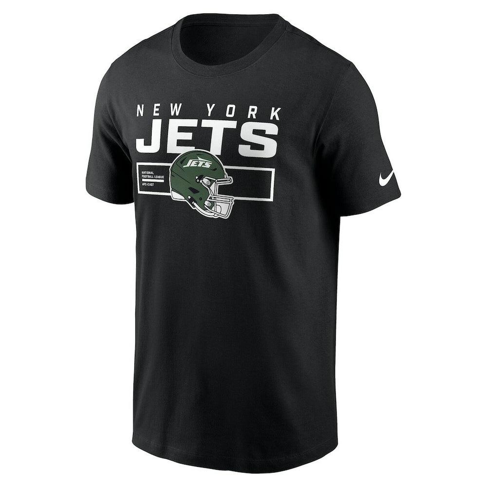 New York Jets Primetime Helmet Essential T-Shirt - Black outlet